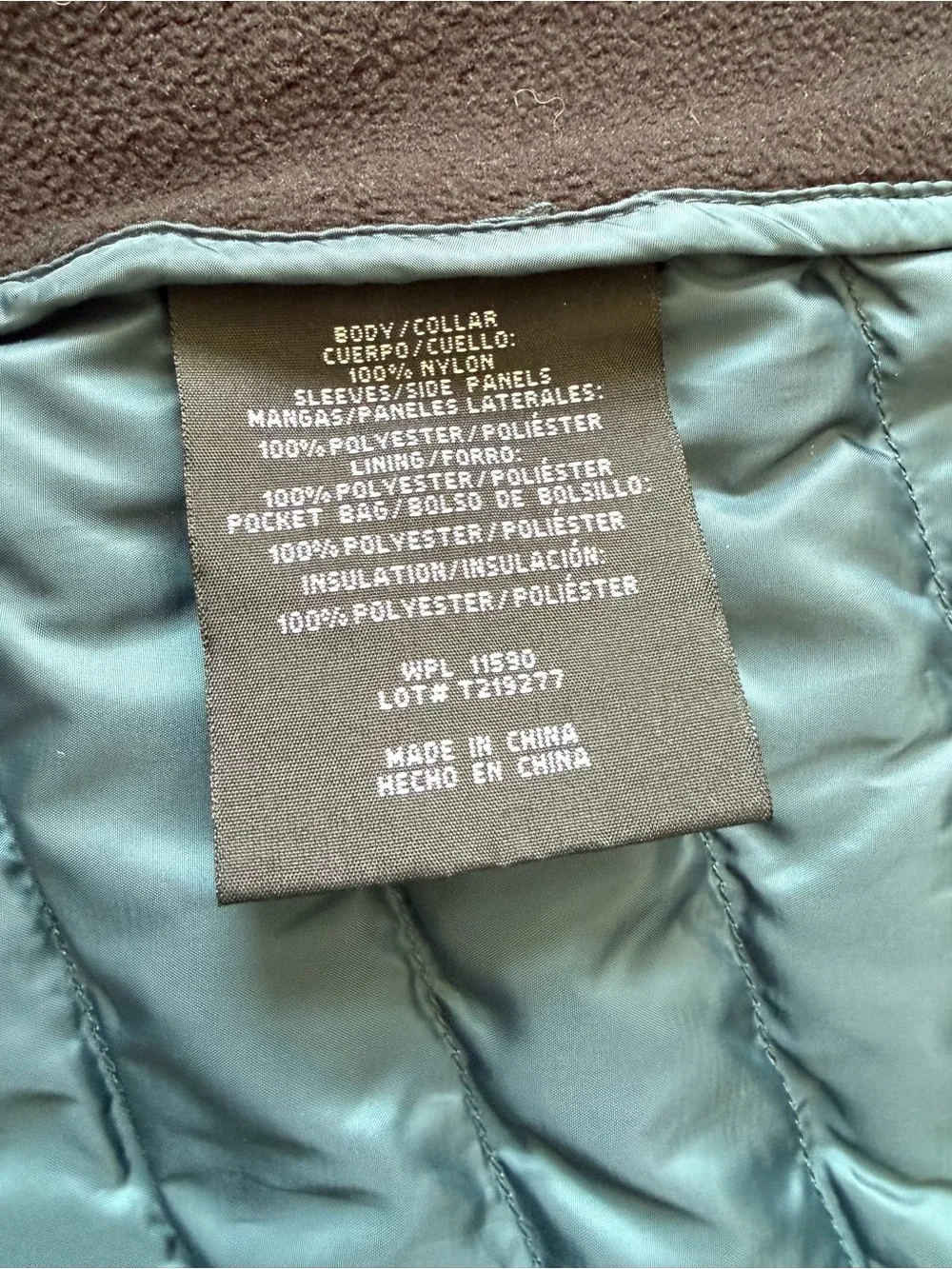 32 Degrees HEAT Women's XS Quilted Hybrid Full Zip Jacket Teal Black EUC